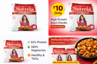 PATANJALI Nutrela soya chunks MRP 10