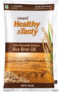 EMAMI Healthy &Tasty Refined Rice Branoil pouch (730 gm)